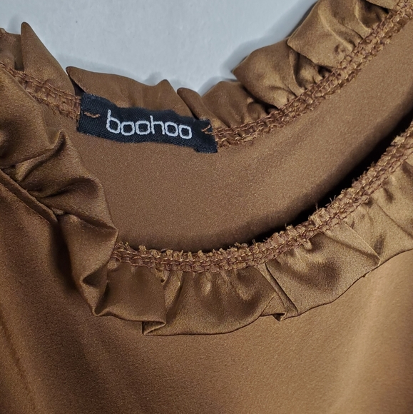 Boohoo Frill Satin Camisole - Picture 6 of 6